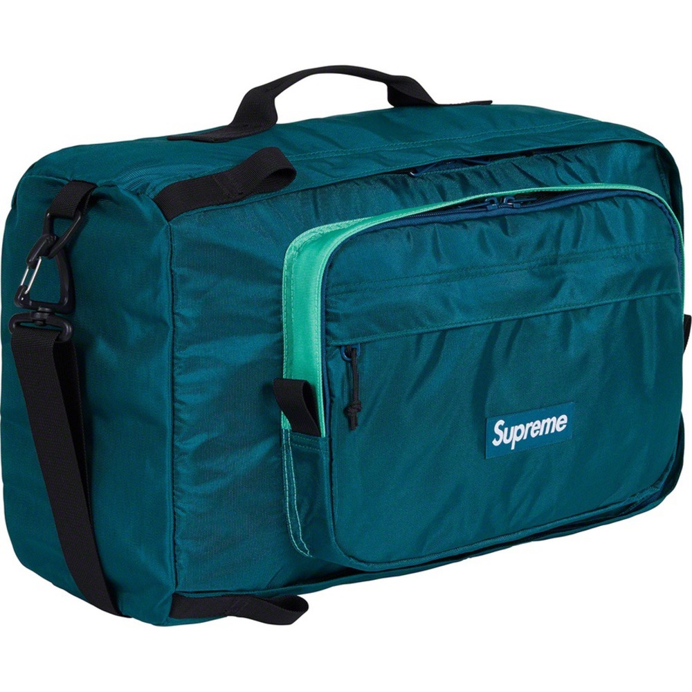 Supreme duffle bag in teal